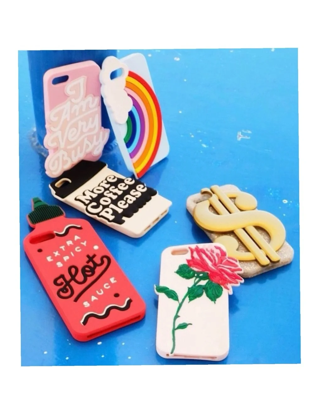new Bando  Hot + Spicy Sauce  iPhone 6 7 Protective 3D Phone Case  Red 